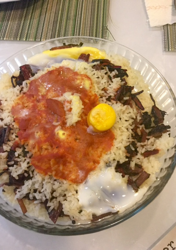 Una foto de Arroz con acelgas (disimuladas)
