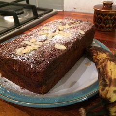 A picture of Banana and Nutella loaf.