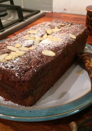 A picture of Banana and Nutella loaf.