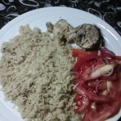 A picture of Chicken pilau #4weekschallenge.