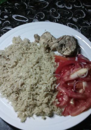 A picture of Chicken pilau #4weekschallenge.