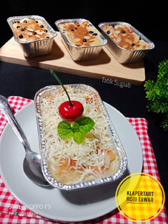 Foto resep Klapetart Roti Tawar, no kukus & panggang