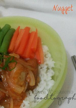 Foto resep Nugget Rice Bowl