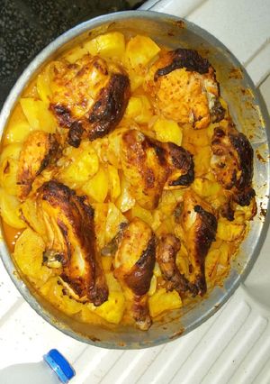 صورة لوصفة فروج عالبطاطا 🙂😋