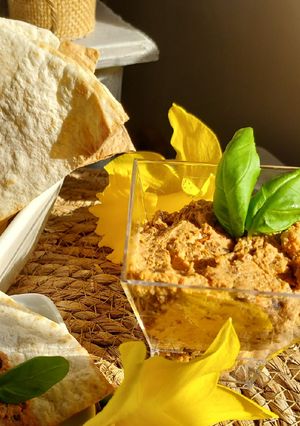Une photo de Pesto de tomates séchées et ricotta