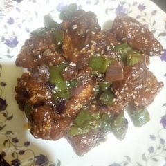 A picture of Fish chilli.