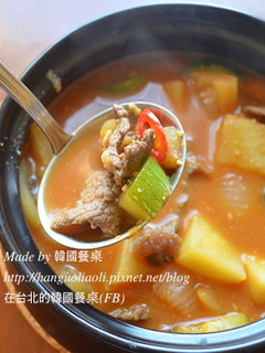 韓式牛肉大醬湯, 된장찌개 的食譜成品照片