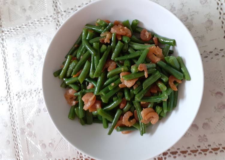 Resep Buncis Cah Ebi, Menggugah Selera