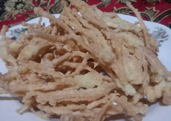 Jamur enoki krispy