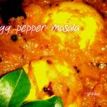 Egg pepper masala