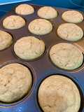 Healthy eggnog muffins
