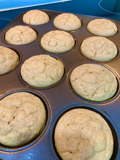 A picture of Healthy eggnog muffins.