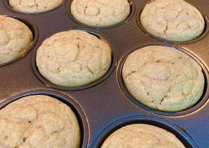 Steps to Prepare Quick Healthy eggnog muffins