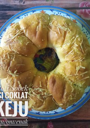 Foto resep Roti Sobek Isi Coklat Keju super lembuut