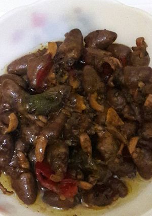 Foto resep Jantung Ayam Lada Hitam by.v2