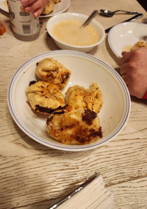 A picture of Homemade Pierogi.
