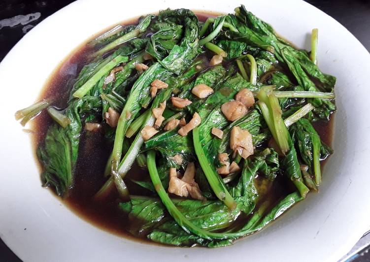 Cara Gampang  Caisim bawang putih yang Lezat