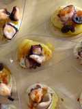 Cucharillas de pulpo con alioli