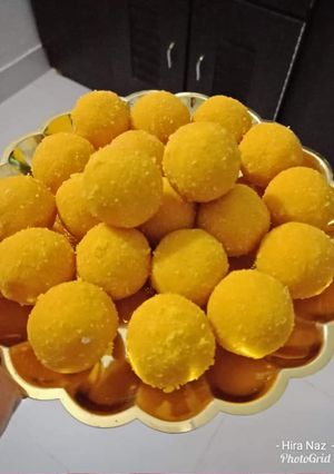 A picture of #Basan_Kay_ladoo! #KokabandCookpad #ILoveMeetha #RamadanKiTayari.