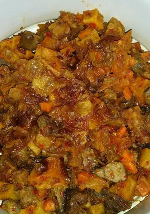 Foto resep Sambal goreng (kentang, tempe, wortel, ati ampela)