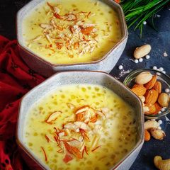 A picture of Sabudana Kheer.