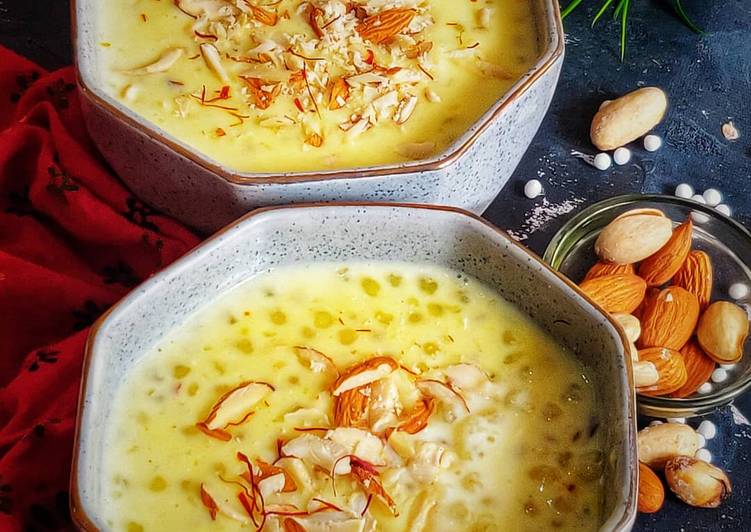 Simple Way to Prepare Speedy Sabudana Kheer