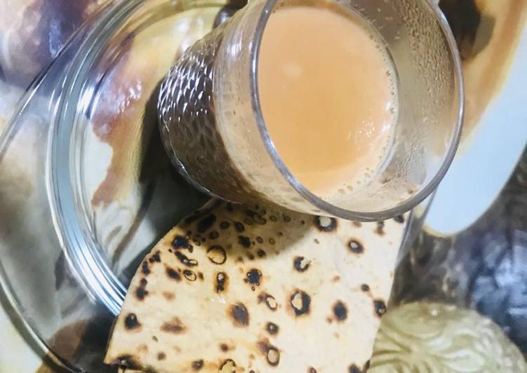 Recipe of Any-night-of-the-week Kurkuri roti &amp; tea