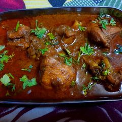 A picture of Masala mutton.