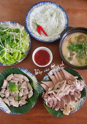 Hình của món Bánh hỏi - Cháo lòng.