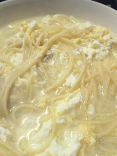 Una foto de Sopa rápida de pollo
