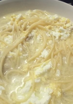 Una foto de Sopa rápida de pollo