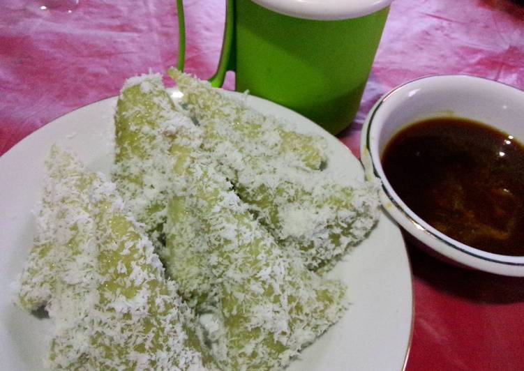 resep cara membuat Lupis ketan gula jawa