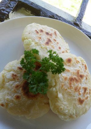 Una foto de Arepa de yuca