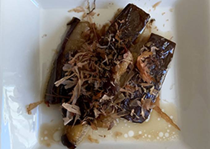Fried Eggplant with Ginger Soy Sauce