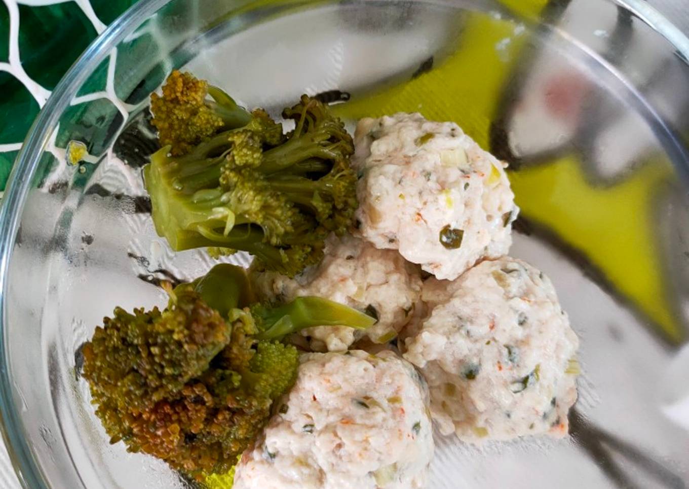 Bola-bola udang tahu keju mpasi 8mths+