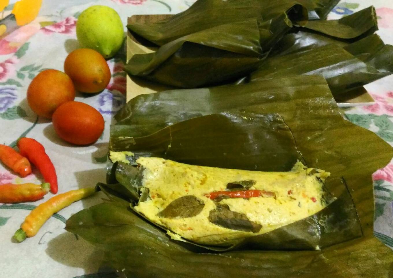 Pepes Tahu Jamur Tiram