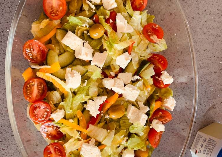 Recipe of Super Quick Homemade Simple Green Salad