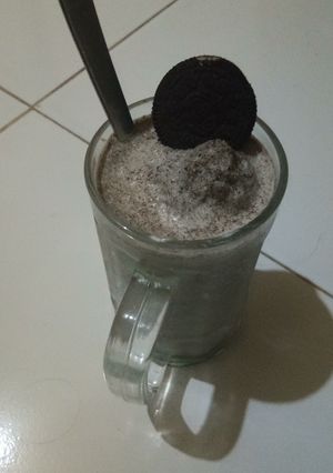 Foto resep Jus susu with oreo