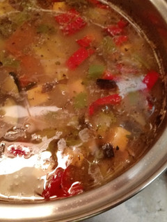 Una foto de Sopa de sobras (Receta de fin de mes)