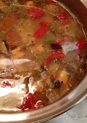Foto principal de Sopa de sobras (Receta de fin de mes)