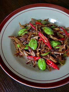 Foto resep Teri tumis pete