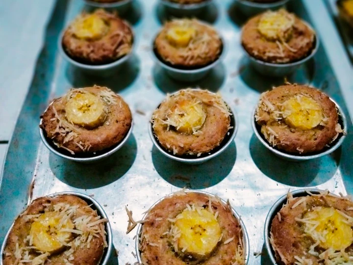 Cara Sederhana Membikin Resep  Muffin Pisang Keju No Mixer yang Bikin Ngiler, Enak