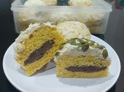 Gambar bomboloni labu kuning