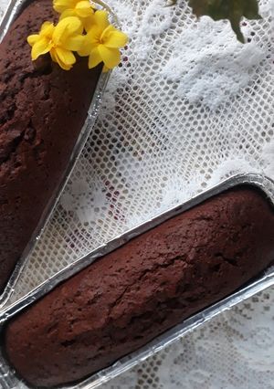 Una foto de Budín de chocolate y café 🍫☕