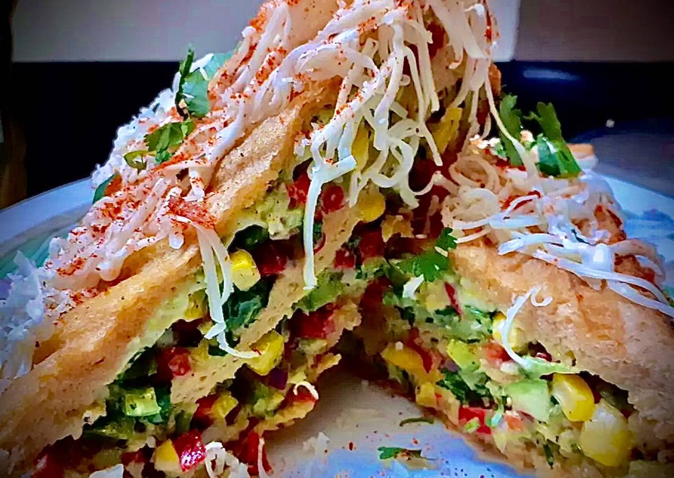 Three Layered Bombay Cheese Sandwich