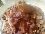 Homemade beans and stew