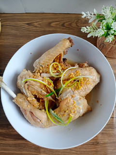Foto resep Ayam hainan / ayam kukus