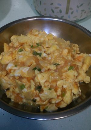 Foto resep Fan ge jau tan/telur oseng tomat