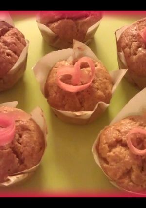 A picture of "Banana & Carrot Muffins - Eggless".