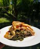 Lasaña mixta (vegetariana y clásica)